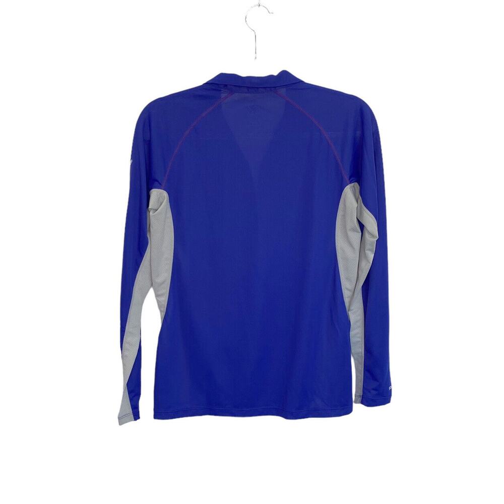 Eastern Mountain Sports EMS Shirt Womens Medium Tech Wick 1/4 zip Long Sleeve - Picture 2 of 9